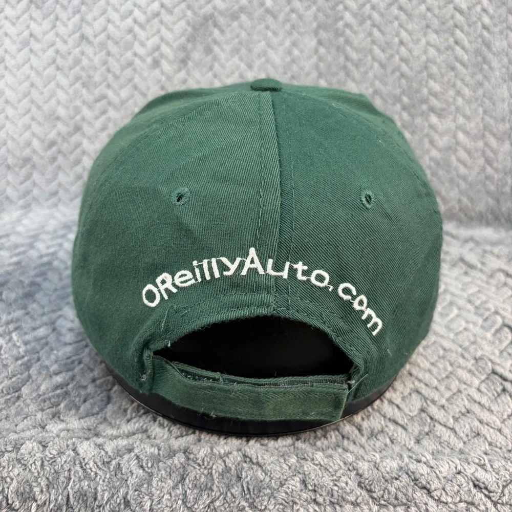 O'Reilly Auto Parts Hat Mens Green Embroidered Logo Adjustable Baseball Cap